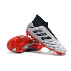 Adidas Predator 19+ FG Schoenen - Zilver Zwart Rood_7.jpg
